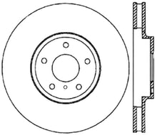 Load image into Gallery viewer, StopTech Power Slot 06-07 350Z / 05-07 G35 / 06-07 G35X SportStop CRYO Slotted Front Right Rotor
