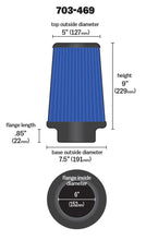 Load image into Gallery viewer, Airaid Universal Air Filter - Cone 6 x 7 1/4 x 5 x 9 - Blue SynthaMax
