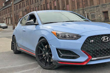 Load image into Gallery viewer, Rally Armor 19-22 Hyundai Veloster N Black UR Mud Flap w/ White Logo
