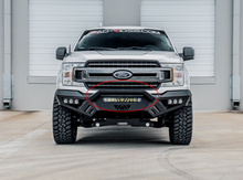 Load image into Gallery viewer, Road Armor 18-20 Ford F150 SPARTAN Front Bumper Bolt-On Pre-Runner Guard - Tex Blk
