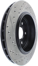 Load image into Gallery viewer, StopTech 12-15 Jeep Cherokee SRT8 Sport Slotted &amp; Drilled Rear Driver Side Brake Rotor
