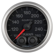 Load image into Gallery viewer, Autometer Elite 52mm 100-260 Degress F Trans Temperature Peak and Warn Gauge w/ Electonic Control
