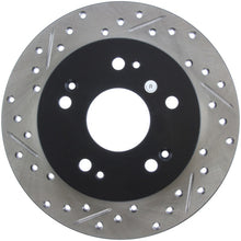 Load image into Gallery viewer, StopTech 06-09 Honda Civic Ex/Si Slotted &amp; Drilled Right Rear Rotor
