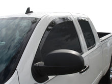 Load image into Gallery viewer, AVS 07-13 Chevy Silverado 1500 Ext. Cab Ventvisor Low Profile Deflectors 4pc - Smoke

