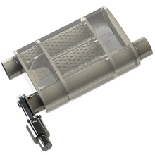 Load image into Gallery viewer, QTP 3in Weld-On 304SS Screamer Muffler w/Bolt-On QTEC Electric Cutout
