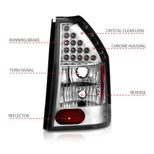 Load image into Gallery viewer, ANZO 2005-2008 Dodge Magnum LED Taillights Chrome
