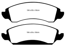 Load image into Gallery viewer, EBC 09-14 Cadillac Escalade 6.0 Hybrid Yellowstuff Front Brake Pads
