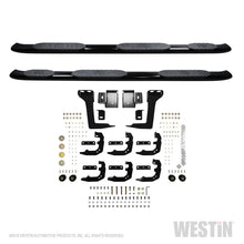Load image into Gallery viewer, Westin 19-22 RAM 1500 CC 5ft7in. Bed (Excl. Classic) PRO TRAXX 5 W2W Oval Nerf Step Bars - Black
