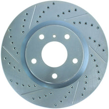Load image into Gallery viewer, StopTech Select Sport Nissan Slotted and Drilled Right Front Rotor
