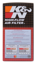Load image into Gallery viewer, K&amp;N Universal Oval Chrome Filter 1 9/16 in. Flange 3 in. Base 2 inch Top 3 in. Height (4 Per Box)
