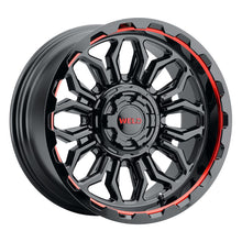 Load image into Gallery viewer, Weld Off-Road W140 20X10 Flare 6X135 6X139.7 ET-18 BS4.75 Gloss Black MIL Red 106.1
