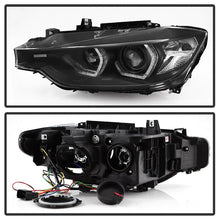 Load image into Gallery viewer, Spyder 12-14 BMW F30 3 Series 4DR Projector Headlights - LED DRL - Black (PRO-YD-BMWF3012-DRL-BK)

