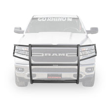 Load image into Gallery viewer, Go Rhino 19-24 Ram 1500 3100 Series StepGuard Center Grille + Brush Guards - Tex. Black
