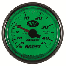 Load image into Gallery viewer, Autometer 52mm Mechanical 30 In Hg-Vac/45 PSI Vacuum / Boost Gauge
