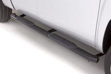 Load image into Gallery viewer, Lund 99-16 Ford F-250 Super Duty Std. Cab 5in. Oval Curved Steel Nerf Bars - Black
