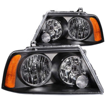 Load image into Gallery viewer, ANZO 2003-2006 Lincoln Navigator Crystal Headlights Black
