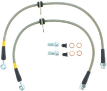 Load image into Gallery viewer, StopTech 09 Acura TSX / 08 Honda EX/EX-L / 09 Accord Coupe &amp; Sedan Stainless Steel Front Brake Lines
