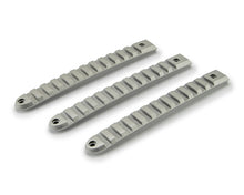 Load image into Gallery viewer, DV8 Offroad 2007-2018 Jeep JK Silver Rail Style Door Handle Inserts - Set Of 3
