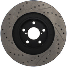 Load image into Gallery viewer, StopTech 02-10 Subaru WRX Slotted &amp; Drilled Right Front Rotor (exc. STi)
