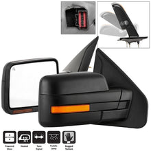 Load image into Gallery viewer, xTune 04-06 Ford F-150 Heated Amber Seq LED Signal OEM Pwr Mirrors (Pair) (MIR-03FF04-G2-PW-RAM-SET)
