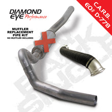 Load image into Gallery viewer, Diamond Eye KIT 4in CB MRP SGL w/ TDP SS 06-07 Chevy/GMC 6.6L Duramax 2500/3500
