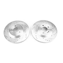 Load image into Gallery viewer, Power Stop 17-18 Mercedes-Benz C43 AMG Rear Evolution Drilled &amp; Slotted Rotors - Pair
