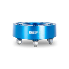 Load image into Gallery viewer, Mishimoto Borne Off Road Wheel Spacers - 6x135 - 87.1 - 50 - M14 - Blue

