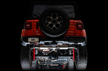 Load image into Gallery viewer, AWE Tuning 2018+ Jeep Wrangler JL/JLU Tread Edition Axle-Back Dual Exhaust - Diamond Black Tips
