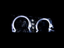 Load image into Gallery viewer, ANZO 2003-2006 Chevrolet Silverado 1500 Crystal Headlights w/ Halo Black
