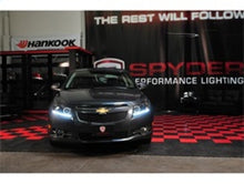 Load image into Gallery viewer, Spyder Chevy Cruze 11-14 Projector Headlights LED Halo -DRL Blk High H1 Low H7 PRO-YD-CCRZ11-DRL-BK
