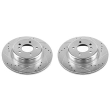 Load image into Gallery viewer, Power Stop 11-16 BMW 528i Rear Evolution Drilled &amp; Slotted Rotors - Pair
