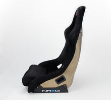 Load image into Gallery viewer, NRG FRP Bucket Seat ULTRA Edition - Large (Black Alcantara/Gold Glitter Back)
