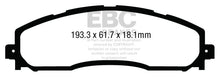 Load image into Gallery viewer, EBC 13+ Ford F250 (inc Super Duty) 6.2 (2WD) Extra Duty Rear Brake Pads
