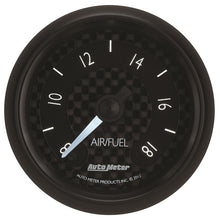 Load image into Gallery viewer, Autometer GT Series 52mm Full Sweep Electronic 8:1-18:1 AFR Wideband Air/Fuel Ratio Analog
