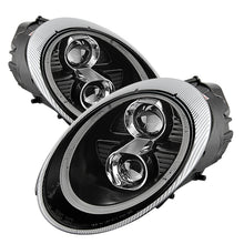 Load image into Gallery viewer, Spyder Porsche 911 997 2005-2009 Projector Headlights Halogen Model DRL LED Blk PRO-YD-P99705-DRL-BK
