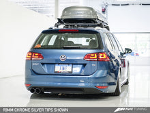 Load image into Gallery viewer, AWE Tuning VW MK7 Golf SportWagen Track Edition Exhaust w/Chrome Silver Tips (90mm)
