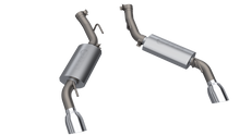 Load image into Gallery viewer, QTP 14-15 Chevrolet Camaro SS 6.2L 304SS AR3 Axle Back Exhaust w/4.5in Tips
