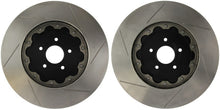 Load image into Gallery viewer, StopTech 2015 Ford Mustang GT w/ Brembo AeroRotor Direct Replacement 2pcs Slotted Front Rotor Pair
