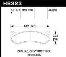 Load image into Gallery viewer, Hawk Chevy / GMC Truck / Hummer LTS Street Rear Brake Pads
