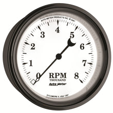 Load image into Gallery viewer, AutoMeter Gauge Tachometer 3-3/8in. 8K RPM In-Dash Old Tyme White II
