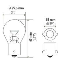 Load image into Gallery viewer, Hella Bulb 7506 12V 21W Ba15S S8 (2)
