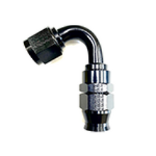 Load image into Gallery viewer, Fragola -12AN Real Street x 120 Degree Hose End Black For PTFE Hose
