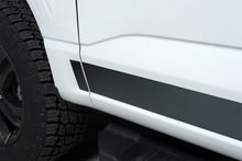 Load image into Gallery viewer, Putco 2021 Ford F-150 Super Cab 6.5ft Short Box Black Platinum Rocker Panels (4.25in Tall 12pcs)
