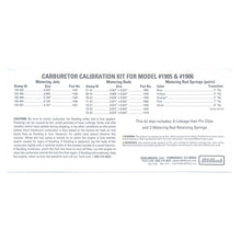 Load image into Gallery viewer, Edelbrock Calibration Kit for 1905 / 1906
