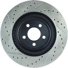 Load image into Gallery viewer, StopTech 05-09 Chrysler 300 (5.7L V8 exc SRT-8) Front Left Slotted &amp; Drilled Rotor
