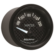 Load image into Gallery viewer, Autometer GT Series 52mm Short Sweep Electronic 100-250 Deg F Water Temperature
