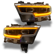Load image into Gallery viewer, Oracle 19-21 RAM 1500 Projector LED Headlight DRL Upgrade Kit - ColorSHIFT RGBW+A w/ BC1 Controller

