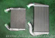 Load image into Gallery viewer, HKS 09 Nissan GTR R35 2 Core FMIC includes Carbon Air Duct and Full Piping Kits
