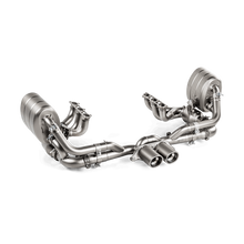 Load image into Gallery viewer, Akrapovic 2018 Porsche 911 GT3 (991.2) Slip-On Race Line (Titanium) w/Header/Tail Pipes
