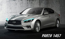 Load image into Gallery viewer, Oracle 14-21 Infiniti Q50 RGB+W Headlight DRL Upgrade Kit - ColorSHIFT w/ RF Controller
